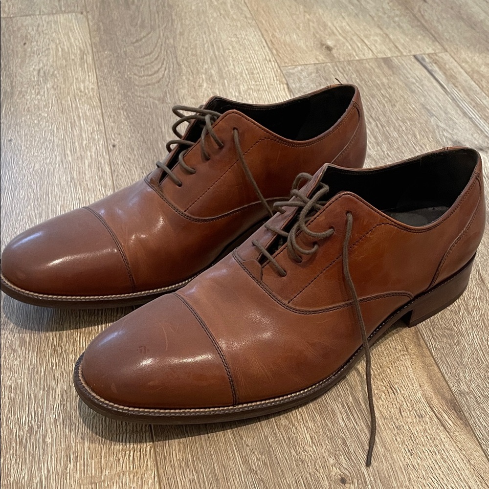 Cole Haan Brown Leather Oxford Shoes